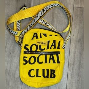 Anti Social Social Club Bold Yellow Belt Bag